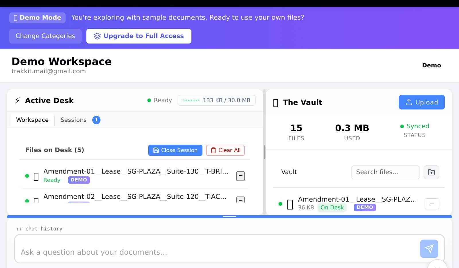 Uploading contract documents to Zedly AI