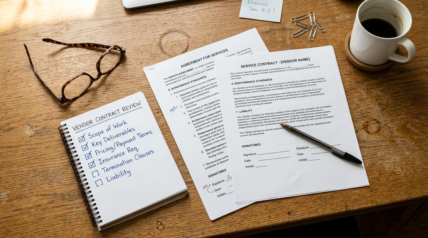 How to Review a Vendor Contract Before You Sign | Small Business Checklist